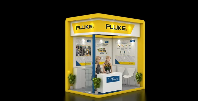 Fluke Networks: Exhibition booth design
